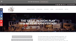 Desktop Screenshot of greatpassionplay.org